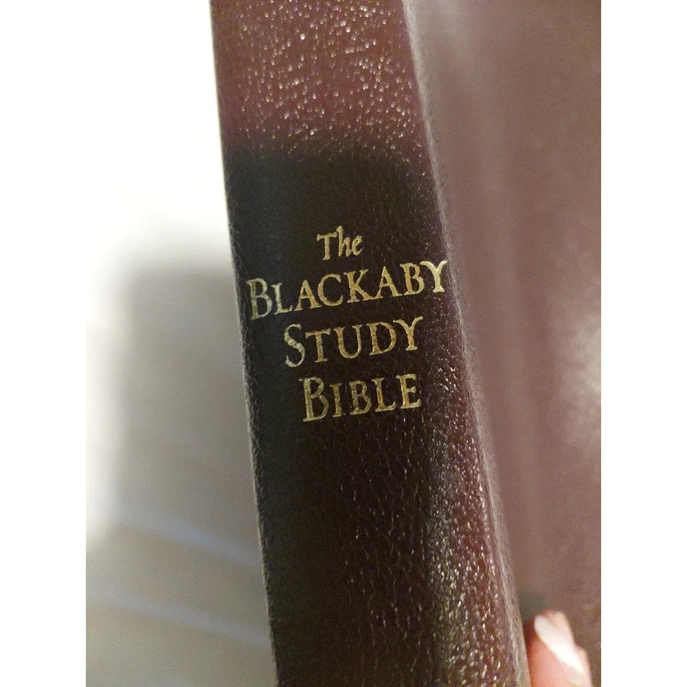 NKJV The Blackaby Study Bible 2006 Nelson 3656 Bonded Leather Burgandy